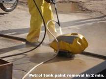 Water sand blasting system Water sand blasting system