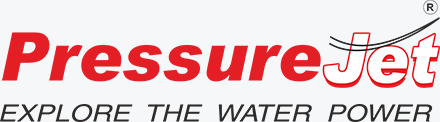 PressureJet industrial high pressure pump manufacturer logo