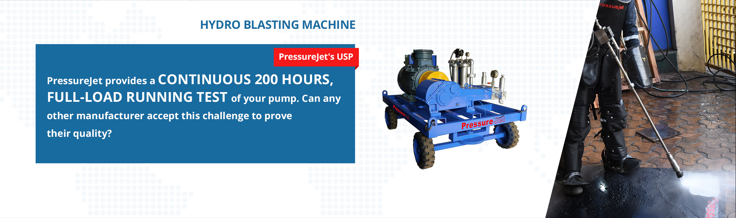 Hydro Blasting Machine | PressureJet
