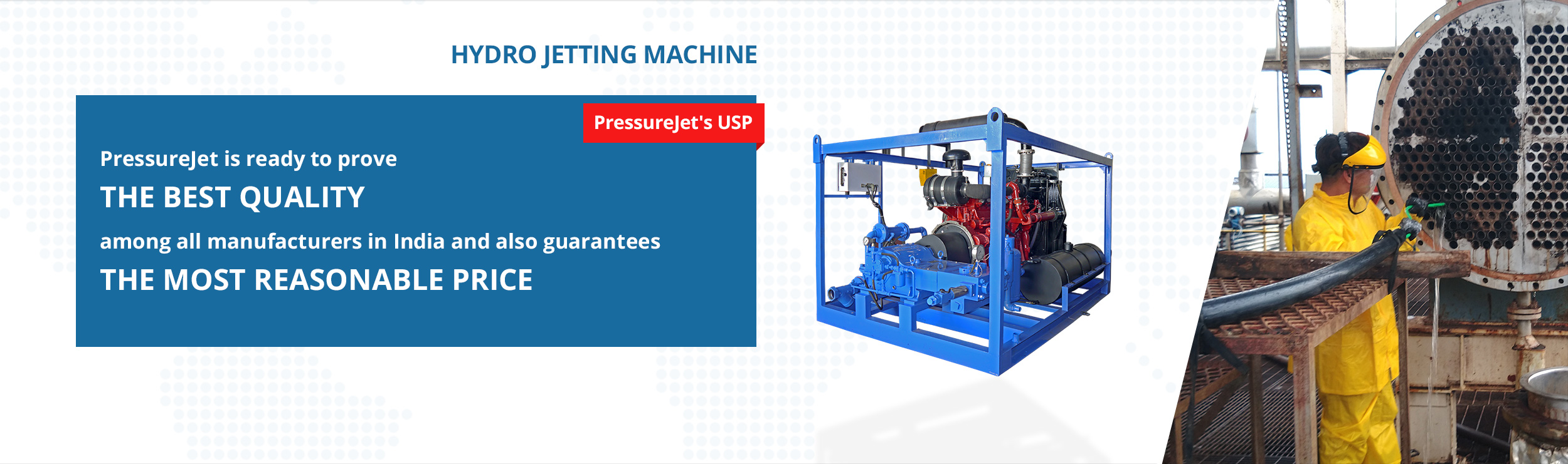 Hydro Jetting Banner | PressureJet