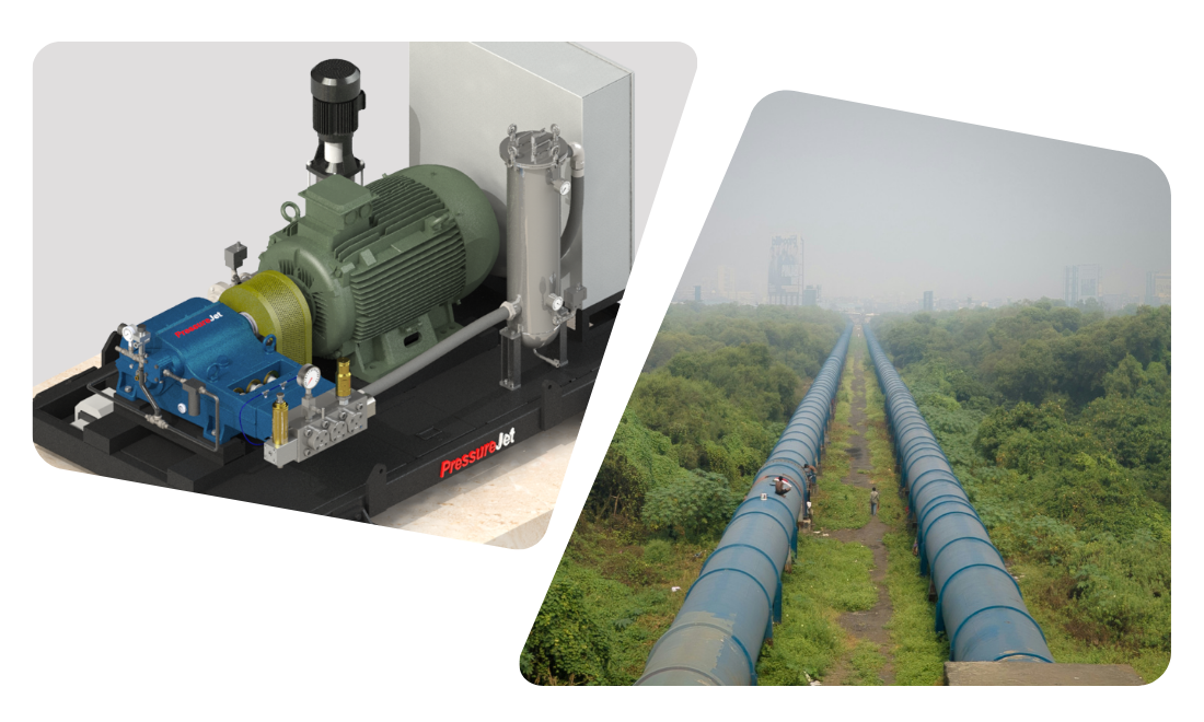 The High-Pressure Backbone of Cross-Country Energy Transport