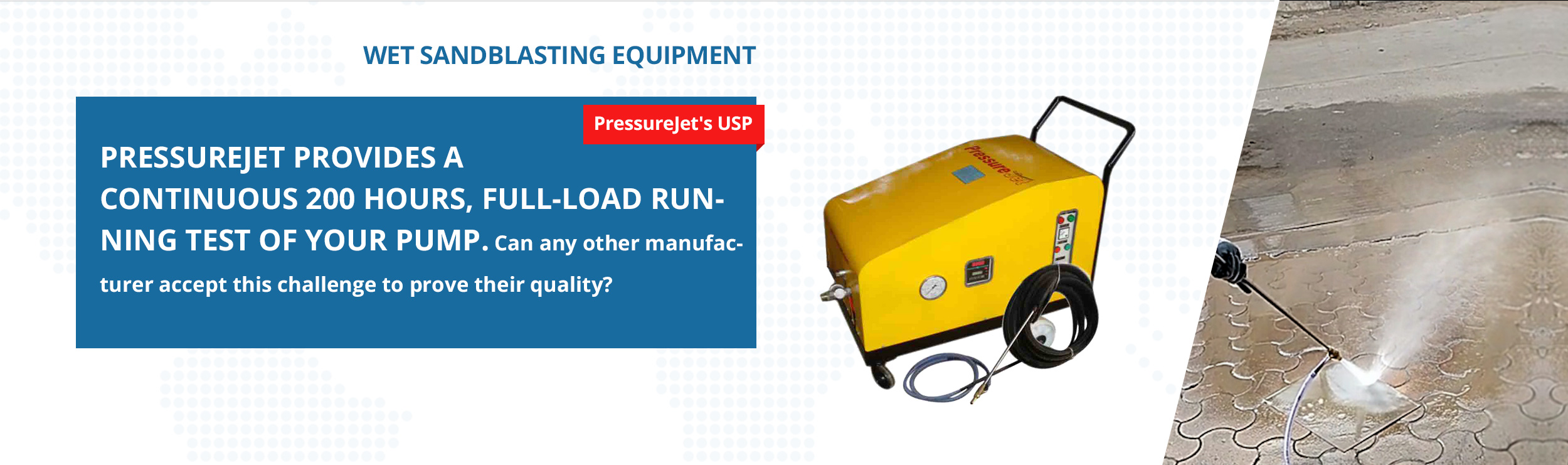 Wet SandBlasting | PressureJet