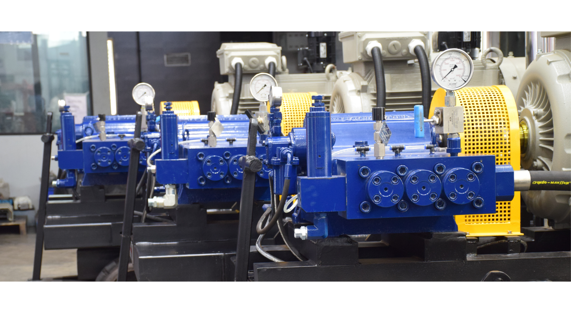 PressureJet high pressure plunger pumps for industrial applications