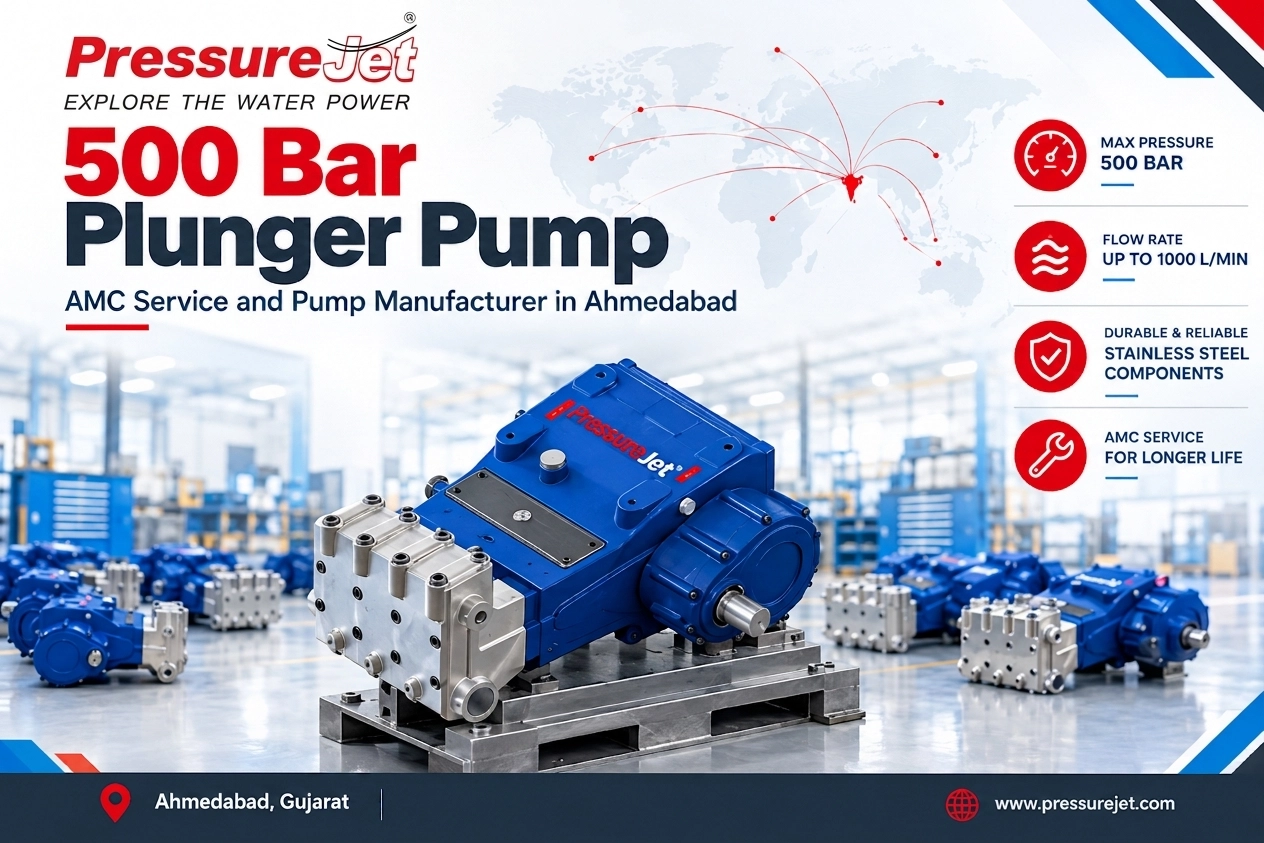 500 Bar Plunger Pump AMC Service and Pump Manufacturer in Ahmedabad What Industries Should Expect