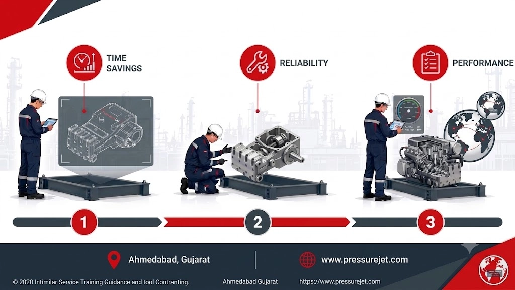 High Pressure Pump Inspection and Quality Control Industrial plunger pump inspection, maintenance and quality checks