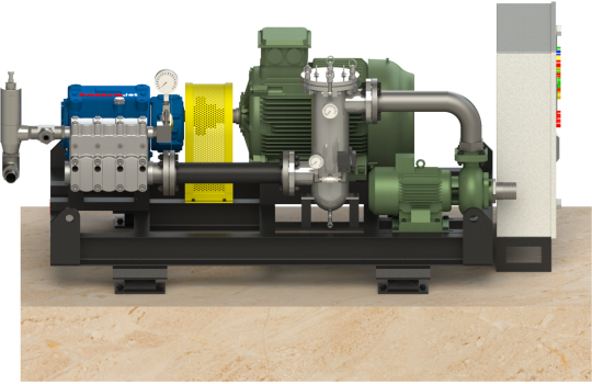 Jet Descaler Hydraulic Descaler | 300 Bar EMB Series | PressureJet