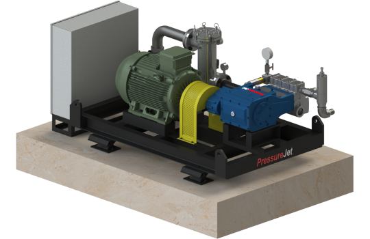 Jet Descaler Hydraulic Descaler | 300 Bar EMB Series | PressureJet