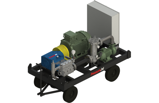EMA Series Trolley Mounted Custom System | PressureJet