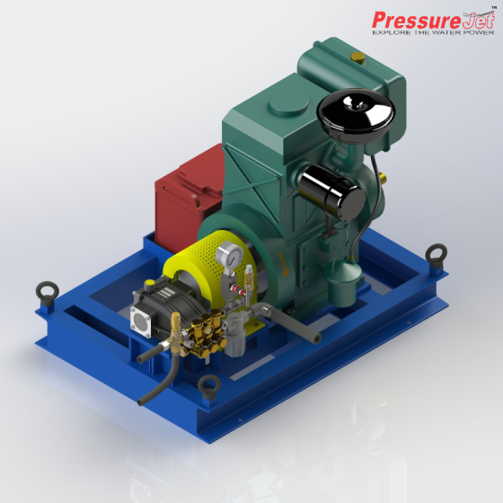 HW Series Engine Driven Skid Mounted | PressureJet