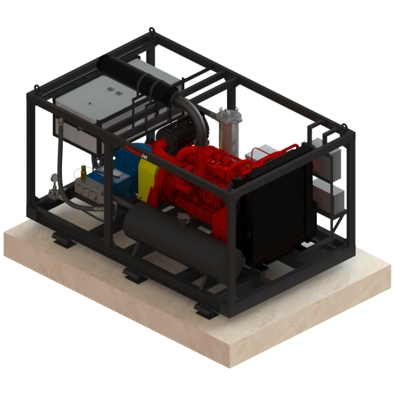 KDD Series Diesel Engine Driven Custom System | PressureJet
