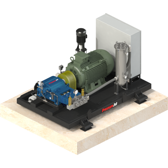 KDD Series Skid Mounted Custom System | PressureJet