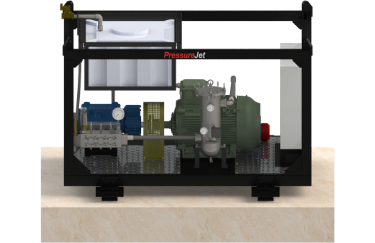 High Pressure Vessel Cleaning System | VC Series | With Tank | PressureJet