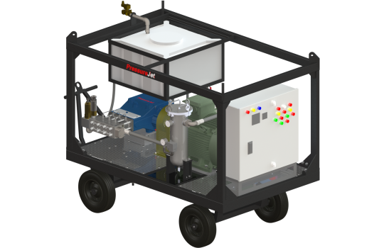 Hydro Blasting Machine | VC Series | With Tank | PressureJet