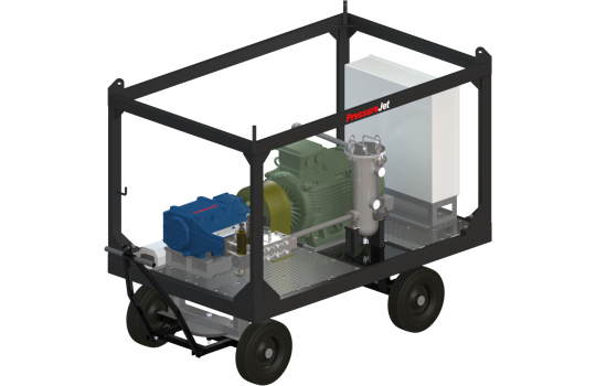 Hydro Jetting Machine | VC Series | With Top Structure | PressureJet