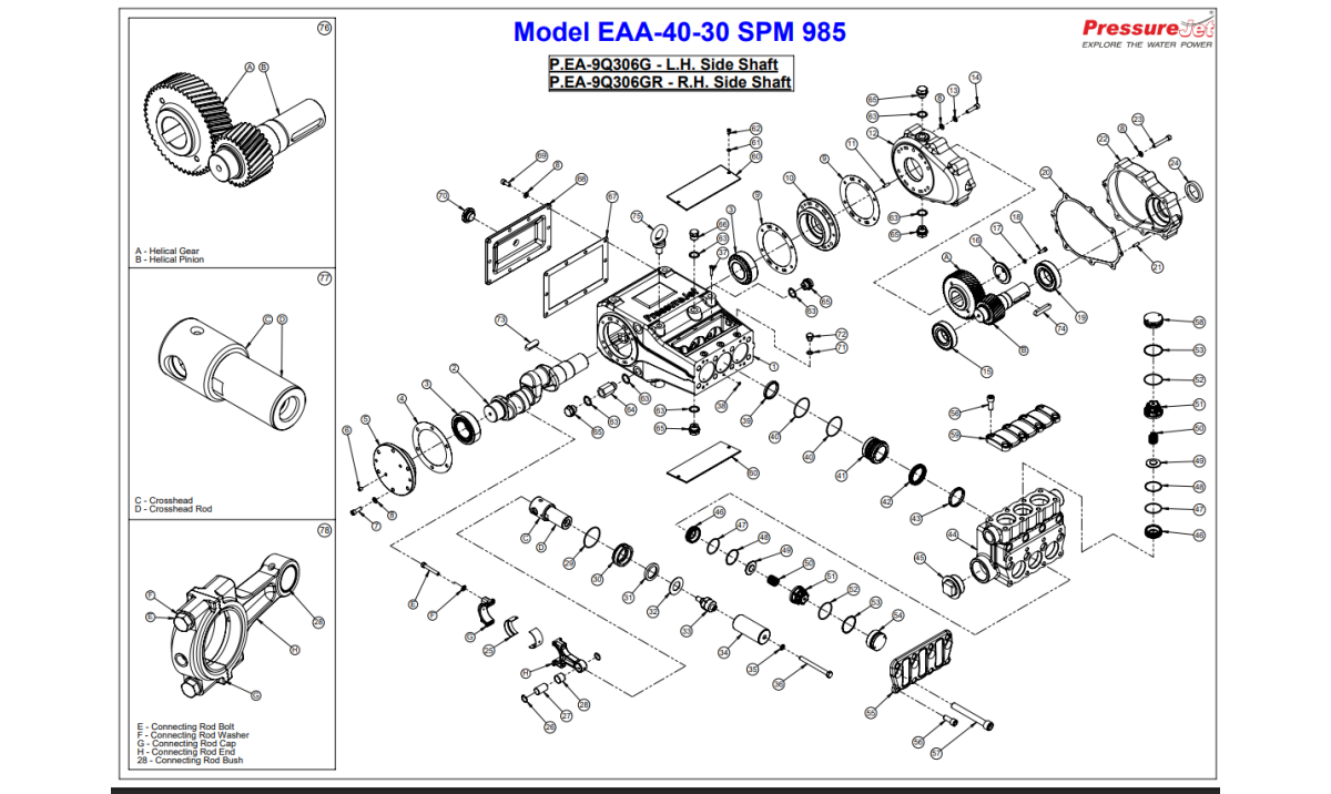 EAA-40-30 Exploded View