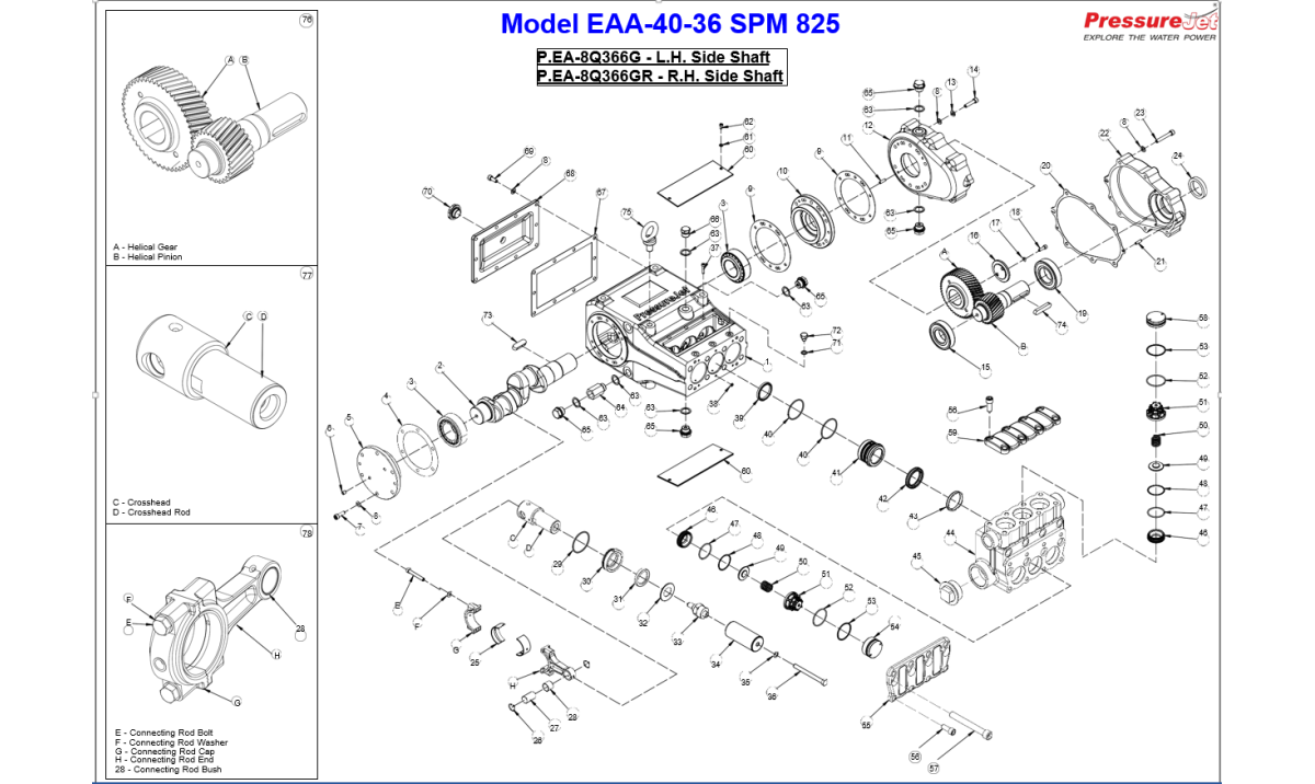 EAA-40-36 Exploded View