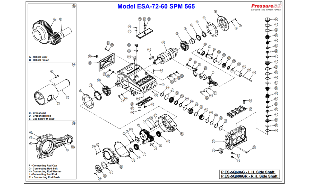 ESA-72-60 Exploded View