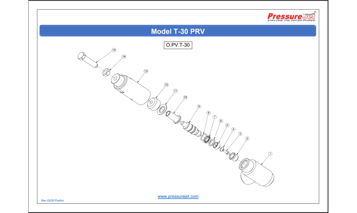 T-30 Exploded View | PressureJet