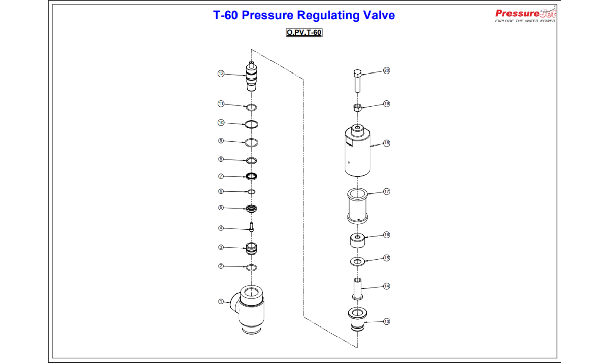 T-60 Exploded View | PressureJet