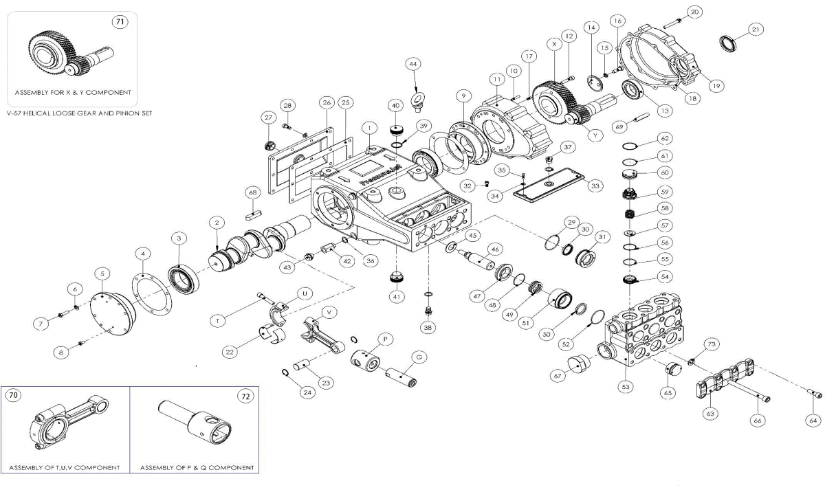 VA 57 - 50 Exploded View | PressureJet