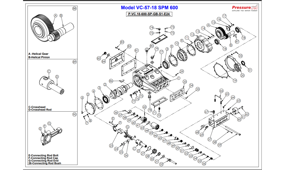 VC-57-18 Exploded View | PressureJet