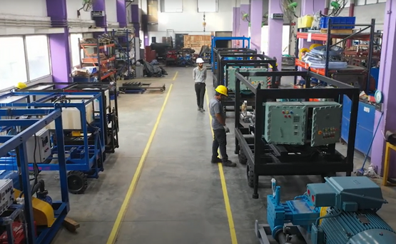 PressureJet high pressure pump assembly and manufacturing facility